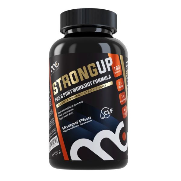StrongUP BCAA+L-glutamine + B6 180 caps.
